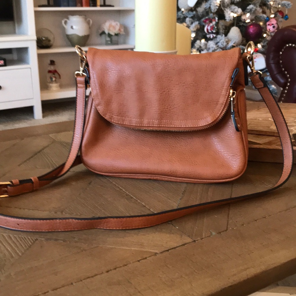 Vegan leather crossbody